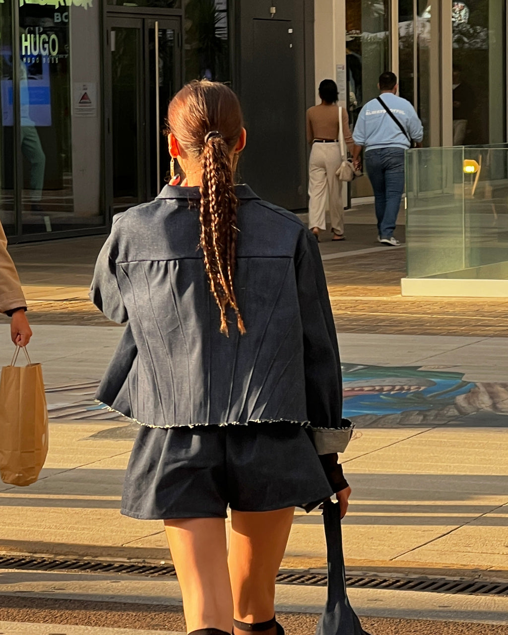 Veste en jean oversize