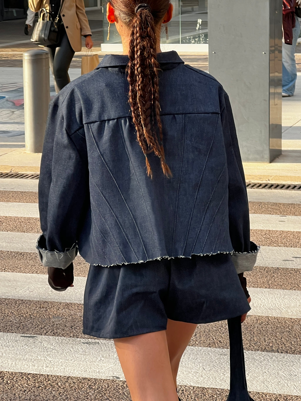 Veste en jean oversize